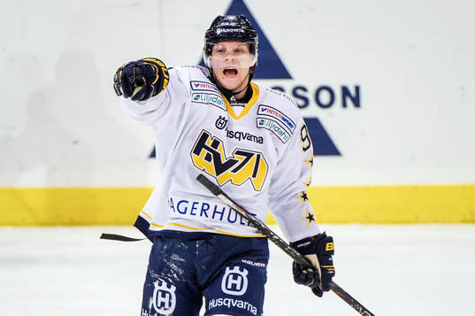 Andreas Jämtin, HV71, ropar och gestikulerar