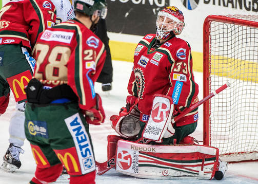 Julius Hudacek, målvakt, Frölunda, deppar