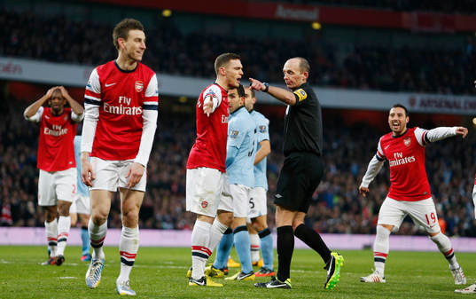 Football - Arsenal v Manchester City - Barclays Premier