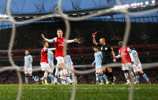Football - Arsenal v Manchester City - Barclays Premier