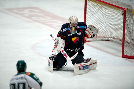 Jordan Smotherman, Tingsryd gör 0-1 målet bakom Chet