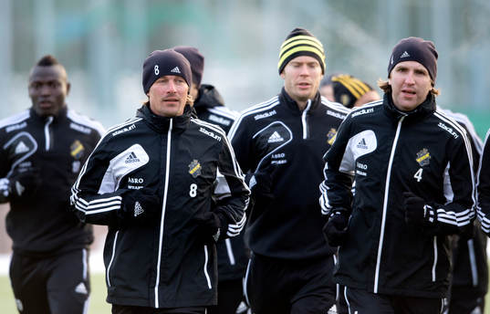 AIK har sin första träning för säsongen på Skytteholm.