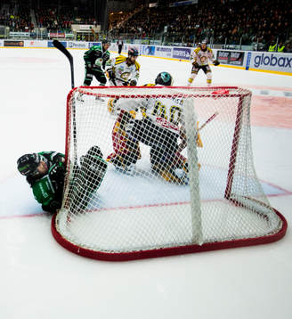 Alexander Lindqvist Hansen, Rögle, rivs ner av, Martin