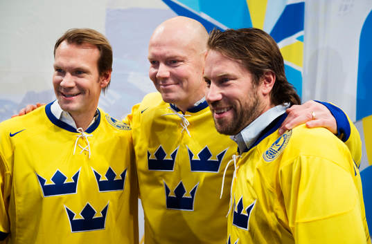 Nicklas Lidström, Mats Sundin och Peter Forsberg