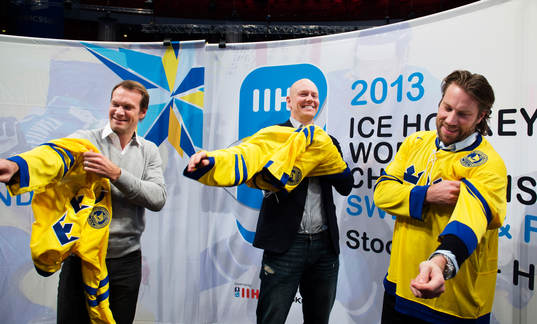 Nicklas Lidström, Mats Sundin och Peter Forsberg