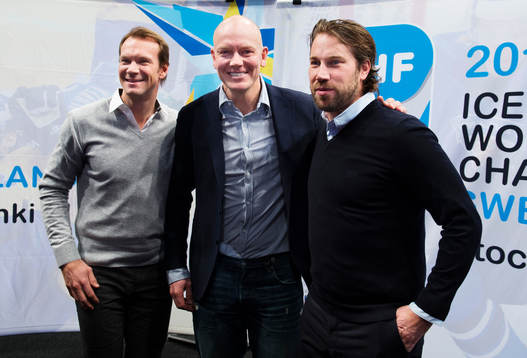 Nicklas Lidström, Mats Sundin och Peter Forsberg
