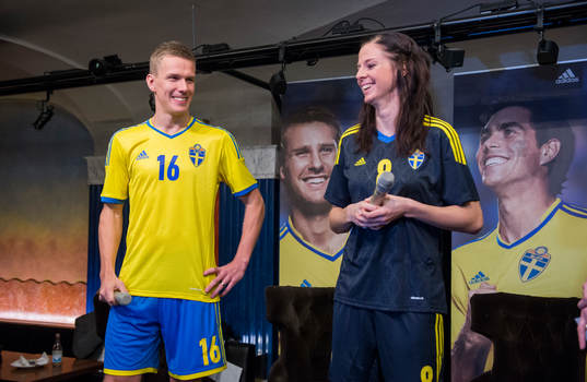 Presskonferens med Adidas och Fotbollsförbundet som