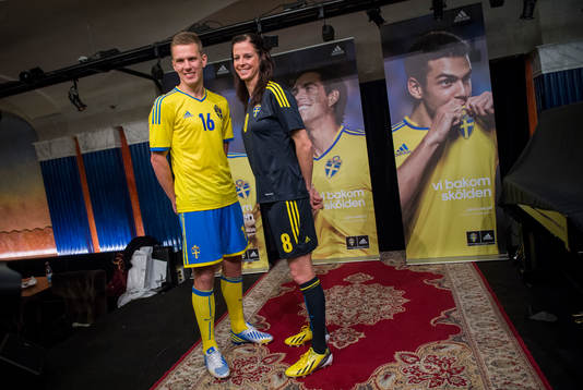 Presskonferens med Adidas och Fotbollsförbundet som