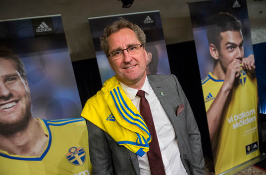Presskonferens med Adidas och Fotbollsförbundet som