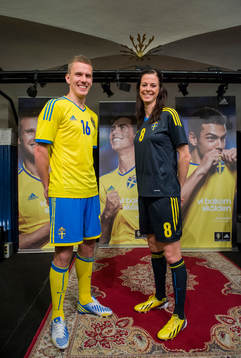 Presskonferens med Adidas och Fotbollsförbundet som