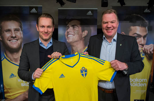 Presskonferens med Adidas och Fotbollsförbundet som