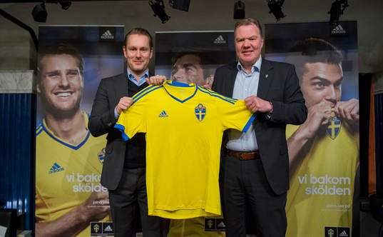 Presskonferens med Adidas och Fotbollsförbundet som