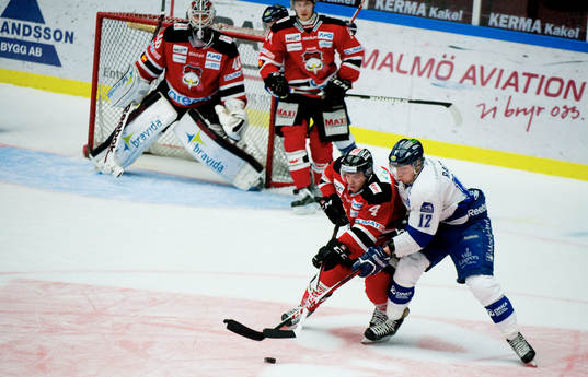 Mads Böker, Malmö och Michael Raffl, Leksand