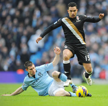 Football - Manchester City v Fulham - Barclays Premier