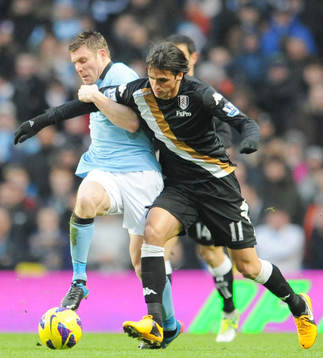 Football - Manchester City v Fulham - Barclays Premier
