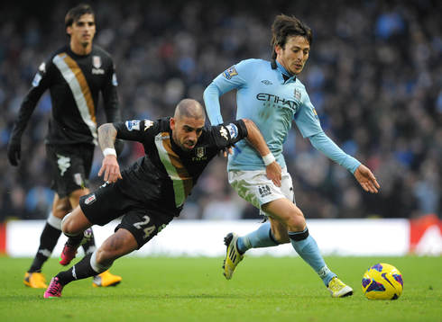 Football - Manchester City v Fulham - Barclays Premier