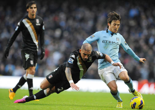 Football - Manchester City v Fulham - Barclays Premier