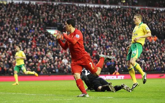 Football - Liverpool v Norwich City - Barclays Premier
