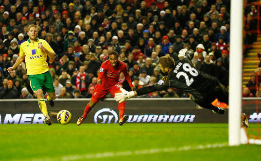 Football - Liverpool v Norwich City - Barclays Premier