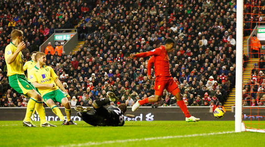 Football - Liverpool v Norwich City - Barclays Premier