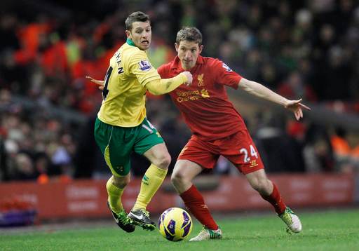Football - Liverpool v Norwich City - Barclays Premier