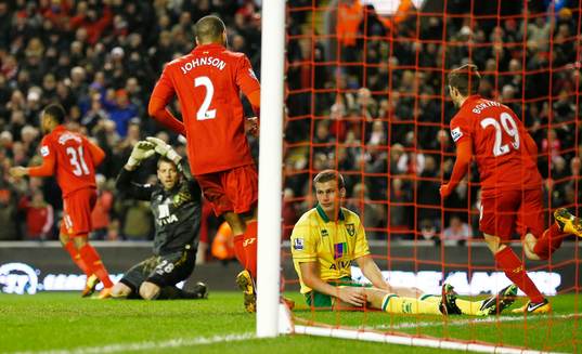 Football - Liverpool v Norwich City - Barclays Premier