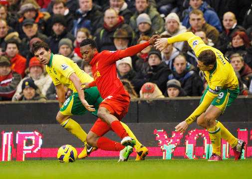 Football - Liverpool v Norwich City - Barclays Premier