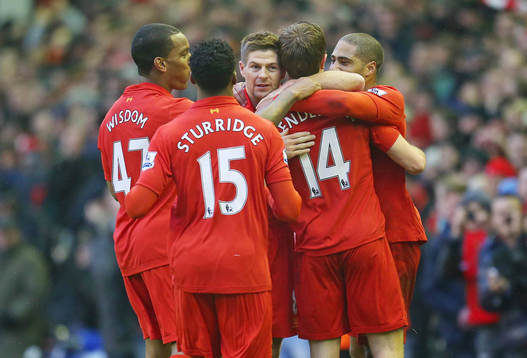 Football - Liverpool v Norwich City - Barclays Premier