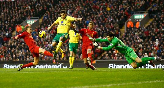 Football - Liverpool v Norwich City - Barclays Premier