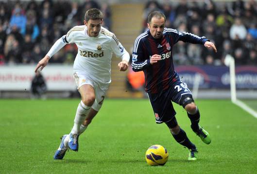 Football - Swansea City v Stoke City - Barclays Premier