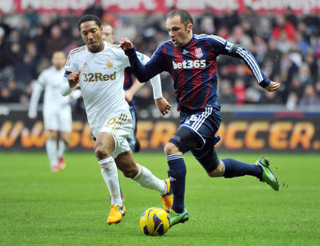 Football - Swansea City v Stoke City - Barclays Premier