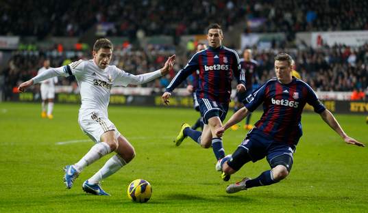 Football - Swansea City v Stoke City - Barclays Premier