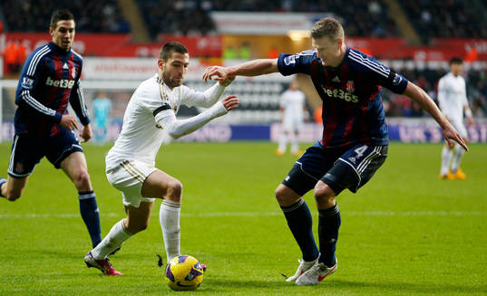 Football - Swansea City v Stoke City - Barclays Premier