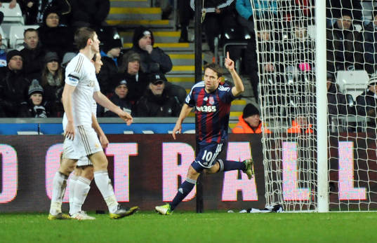 Football - Swansea City v Stoke City - Barclays Premier