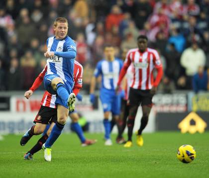 Football - Wigan Athletic v Sunderland - Barclays Premier