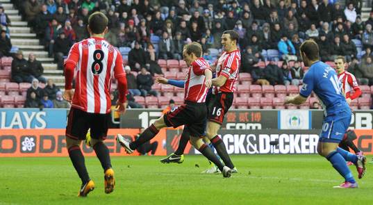 Football - Wigan Athletic v Sunderland - Barclays Premier
