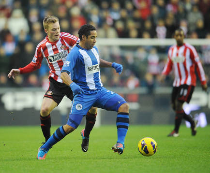 Football - Wigan Athletic v Sunderland - Barclays Premier
