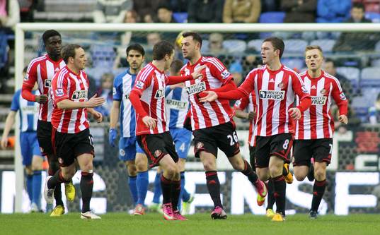 Football - Wigan Athletic v Sunderland - Barclays Premier