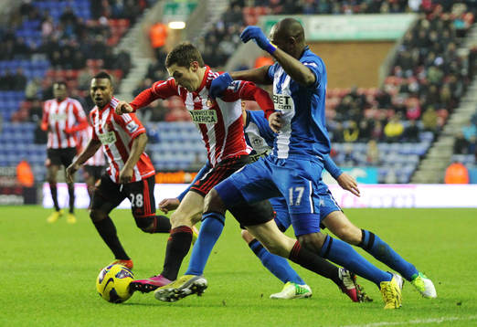 Football - Wigan Athletic v Sunderland - Barclays Premier