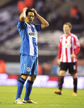 Football - Wigan Athletic v Sunderland - Barclays Premier