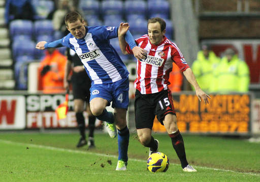 Football - Wigan Athletic v Sunderland - Barclays Premier