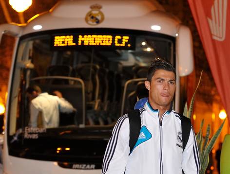 Cristiano Ronaldo, striker of Real Madrid and Portugal,