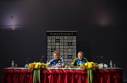 Presskonferens med Erik Hamrén, förbundskapten