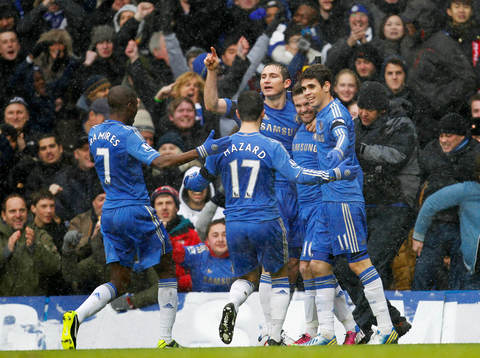 Football - Chelsea v Arsenal - Barclays Premier League  -