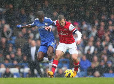 Football - Chelsea v Arsenal - Barclays Premier League  -