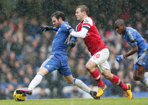 Football - Chelsea v Arsenal - Barclays Premier League  -