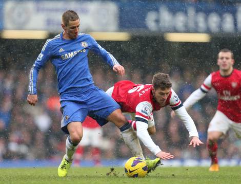 Football - Chelsea v Arsenal - Barclays Premier League  -