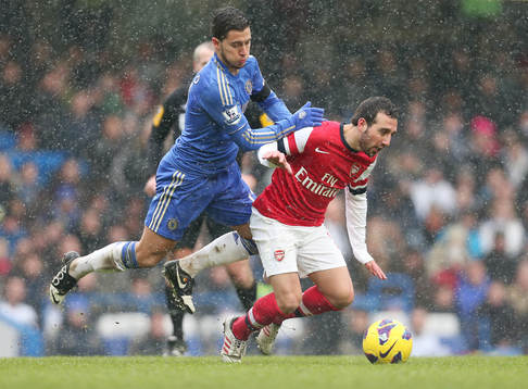 Football - Chelsea v Arsenal - Barclays Premier League  -