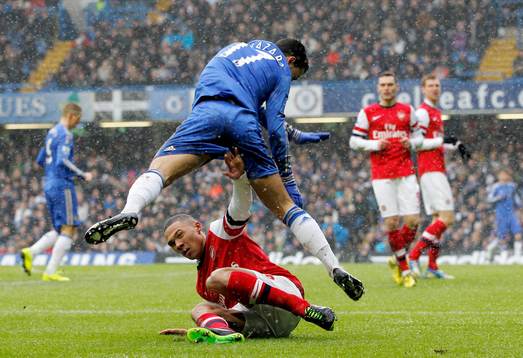 Football - Chelsea v Arsenal - Barclays Premier League  -