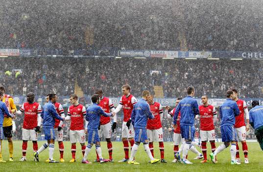 Football - Chelsea v Arsenal - Barclays Premier League  -